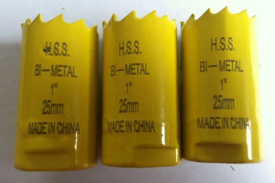 ابزار دستی درجه متوسط ​​است 25mm 1 اینچ M42 HSS دو فلزی سوراخ اره برای حفاری های فلزی