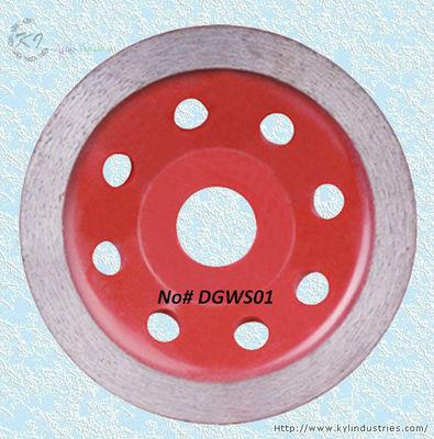 花こう岩および大理石- DGWS01 のための連続的な縁のダイヤモンドのコップの粉砕車輪