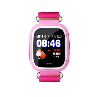 BT Wearable Child wifi sos gsm smartwatch q90 gps tracker kids smart watch for anti-lost