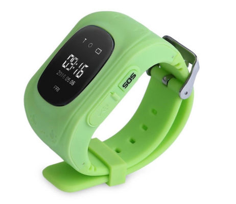 아이 GPS 적당 추적자 지원 SIM 카드 /SOS 외침 /Pedometer를 위한 Q50 똑똑한 시계