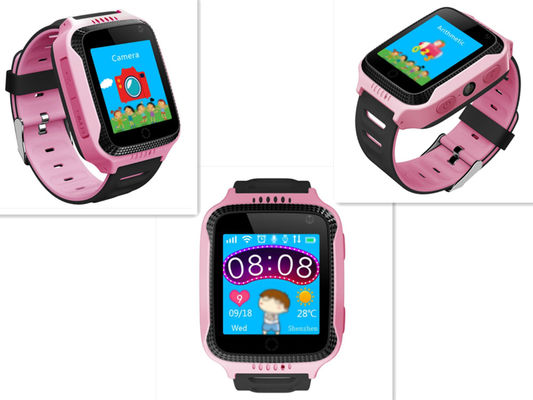 Q529 GPSの子供の懐中電燈のカメラの子供を持つスマートな腕時計の赤ん坊の腕時計1.44inch OLEDスクリーンSOS呼出し位置装置追跡者