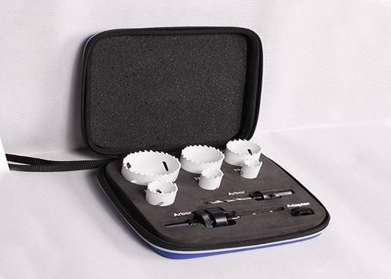 9PC HSS Bi Logam Lubang Saw Set 35mm mendalam Cut Dengan Kain Kasus