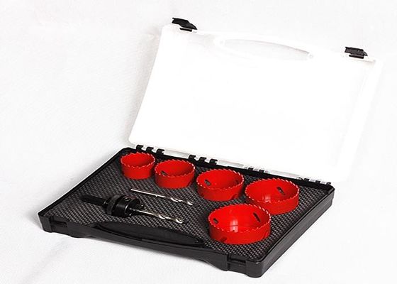 وشهدت 7PC الفولاذ المقاوم للصدأ ثنائية المعدن هول 38MM 44mm و2 بوصة 2.5 بوصة مع الطيار المثقاب / العرش