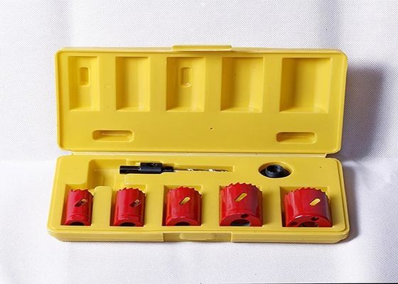 7PC HSS Bimetal Hole Saw Stainless Steel M3 / M42 With Arbors / Adapter
