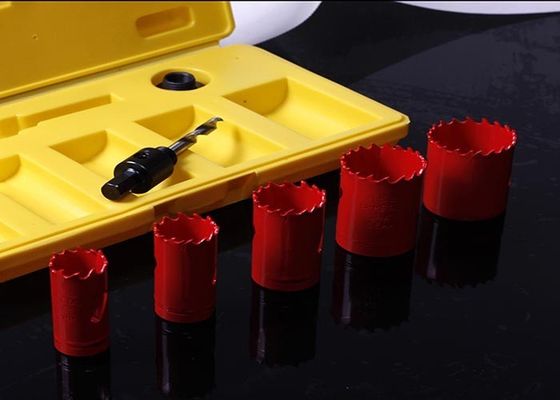 7PC HSS Bimetal Hole Saw Stainless Steel M3 / M42 With Arbors / Adapter