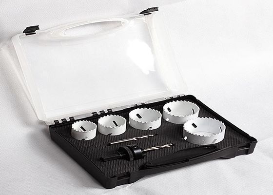 7pc HSS Bimetal Lubang Saw, Diameter besar 1,5 &quot;- 2,5&quot; Lubang Saw Bor Bit