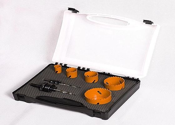 7pc HSS Bimetal Lubang Saw, Diameter besar 1,5 &quot;- 2,5&quot; Lubang Saw Bor Bit