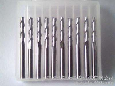 أدوات الحفر / CNC بت التوجيه بت اثنين لولبية FLUTE لالاكريليك، بولي كلوريد الفينيل، ويمول ونحت 2D