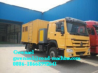 HOWO 4 x 2 Hafif Ticari Kamyonlar Mobil Atölye Aracı