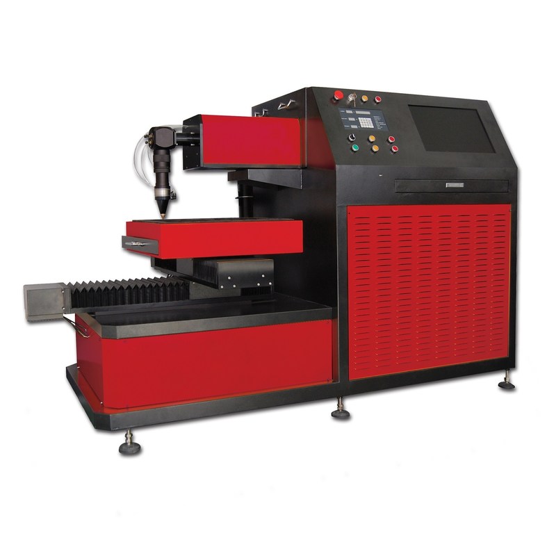 CNC kecil Laser Cutter untuk Saw Blade, barang besi Cutting Oksigen Gas Nitrogen atau Air