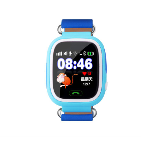 Reloj elegante Q90 del bebé del reloj de GPS con la ubicación DeviceTracker de la llamada de la pantalla táctil de Wifi SOS para el monitor Anti-perdido seguro del niño