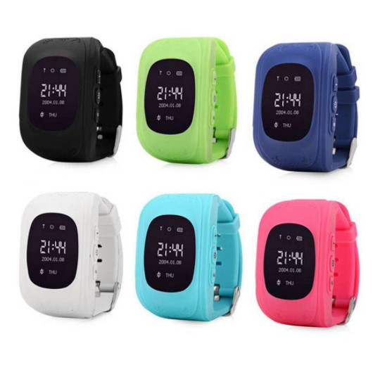 2019명의 뜨거운 인기 상품 싼 가격 gps 추적자와 2g 네트워크 gsm 휴대전화 Q50 아기 똑똑한 손목 시계