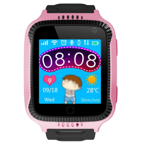 2019 ساعة تتبع GPS ساخنة للأطفال مصباح يدوي الطفل كاميرا تعمل باللمس SOS Call Location Baby Watches Smart wristwatches Q529