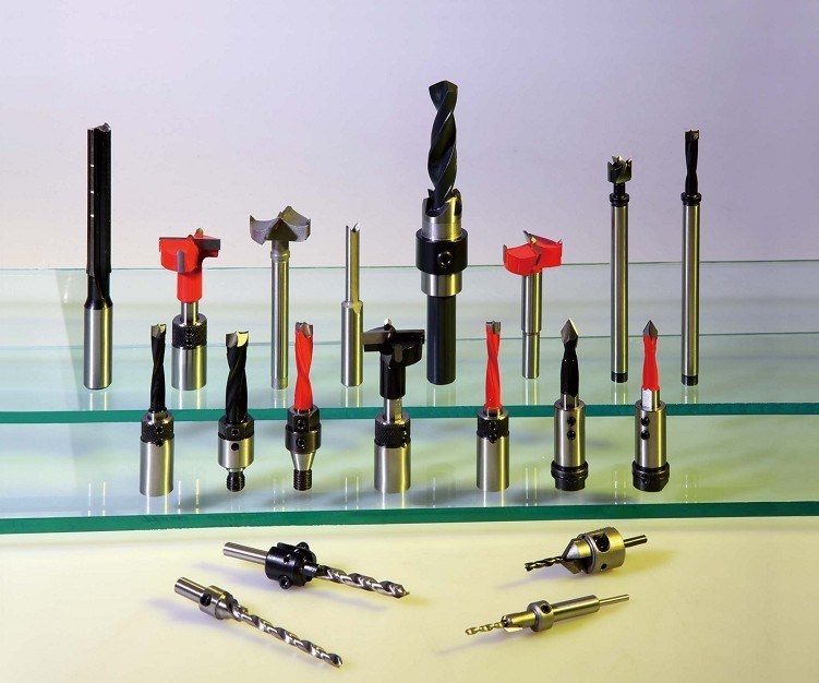 TCT Drill Bit Brad titik titik V Carbon Steel Alat Boring Durable Dengan Heat Treatment