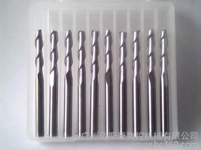 أدوات الحفر / CNC بت التوجيه بت اثنين لولبية FLUTE لالاكريليك، بولي كلوريد الفينيل، ويمول ونحت 2D