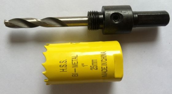 أداة اليد الأوسط العلمية 25MM 1 بوصة M42 الأحرار ثنائية المعدن هول المنشار لحفر المعادن